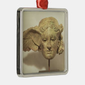 Hoofd van Hypnos of Slaapstand Metalen Ornament (Rechts)