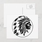 Hoofd van India Briefkaart (Voorkant / Achterkant)