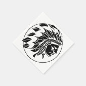 Hoofd van India Servetten (Hoek)