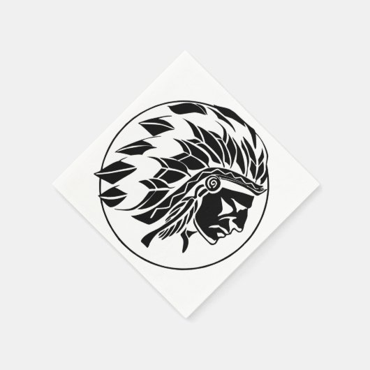 Hoofd van India Servetten (Hoek)