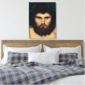 Hoofd van Jupiter, studie voor Jupiter en Thetis Canvas Afdruk (Insitu (Slaapkamer))