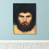 Hoofd van Jupiter, studie voor Jupiter en Thetis Canvas Afdruk (Insitu (Houten vloer))