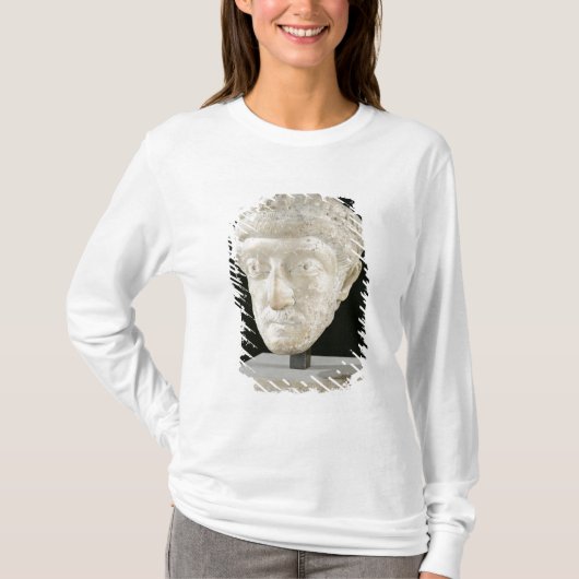 Hoofd van keizer Theodosius II T-shirt (Voorkant)