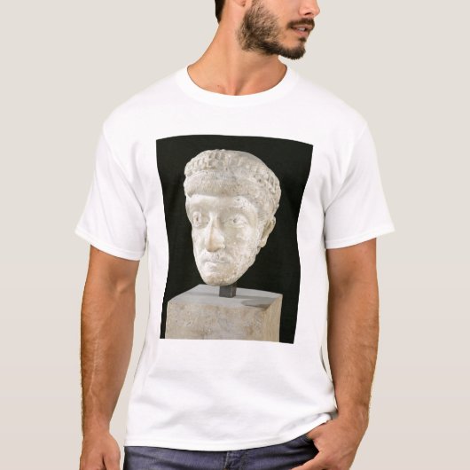Hoofd van keizer Theodosius II T-shirt (Voorkant)