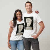 Hoofd van keizer Theodosius II T-shirt (Unisex)