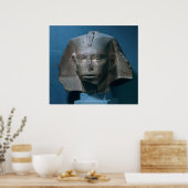 Hoofd van koning Djedefre, van Abu Roash, oud Poster (Keuken)