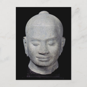 Hoofd van Koning Jayavarman VII Bayon Style Briefkaart