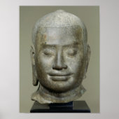 Hoofd van koning Jayavarman VII Poster (Voorkant)