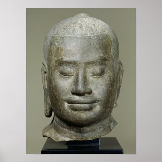 Hoofd van koning Jayavarman VII Poster (Voorkant)
