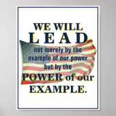 Hoofd van kracht van ons voorbeeld poster (Voorkant)