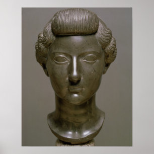 Hoofd van Livia Drusilla (56 BC-29 AD) Roman, c.30 Poster