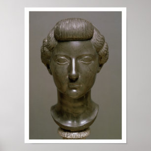Hoofd van Livia Drusilla (56 BC-29 AD) Roman, c.30 Poster