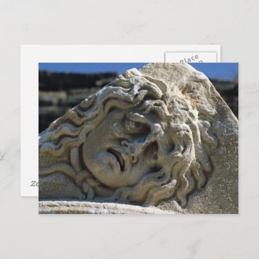 Hoofd van Medusa Briefkaart (Voorkant / Achterkant)