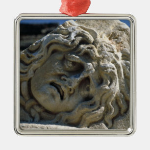 Hoofd van Medusa Metalen Ornament