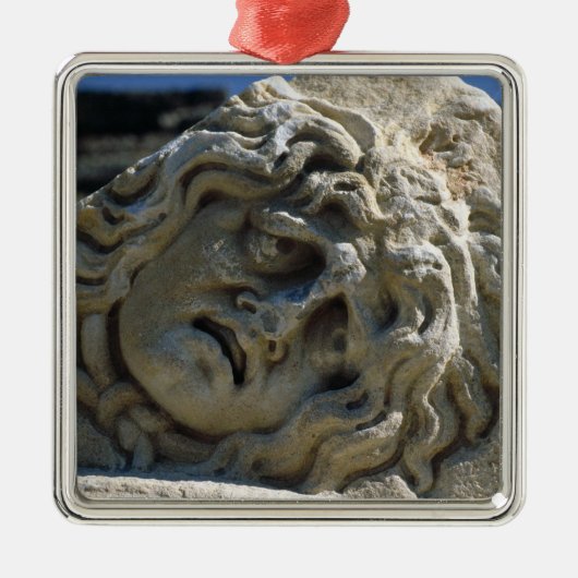 Hoofd van Medusa Metalen Ornament (Voorkant)