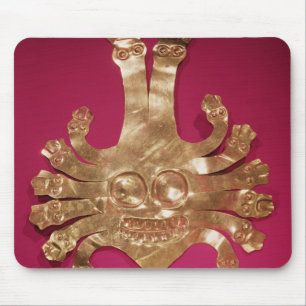 Hoofd van Medusa, uit Peru Muismat