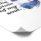 Hoofd van mijn lot Quote Poster (Hoek)