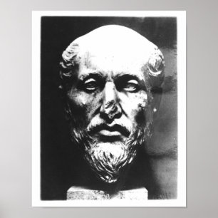 Hoofd van Plotinus Poster
