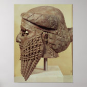 Hoofd van Sargon I 2400-2200 BC Poster (Voorkant)