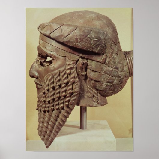 Hoofd van Sargon I 2400-2200 BC Poster (Voorkant)