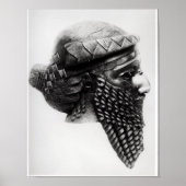 Hoofd van Sargon I 2400-2200 BC Poster (Voorkant)