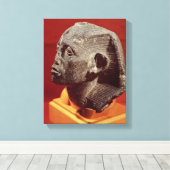 Hoofd van Sesostris III, van Medamud nabij Canvas Afdruk (Insitu (Houten vloer))