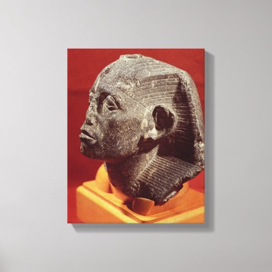 Hoofd van Sesostris III, van Medamud nabij Canvas Afdruk (Voorkant)