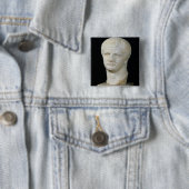 Hoofd van Titus Vierkante Button 5,1 Cm (In situ)