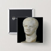 Hoofd van Titus Vierkante Button 5,1 Cm (Voorkant /achterkant)