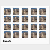 Hoofd van Zeus-Oromandes Vierkante Sticker (Vel)