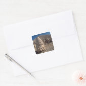 Hoofd van Zeus-Oromandes Vierkante Sticker (Envelop)