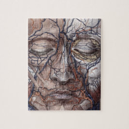 Hoofd Veinen en spieren Legpuzzel