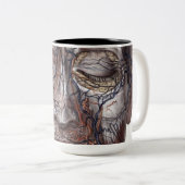 Hoofd Veinen en spieren Tweekleurige Koffiemok (Voorkant rechts)