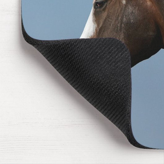 Hoofd verf paard 1 muismat (Hoek)