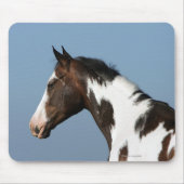 Hoofd verf paard 1 muismat (Voorkant)