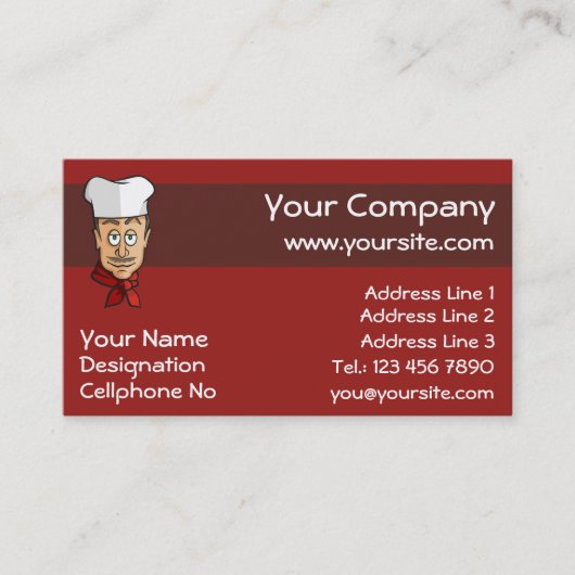 Hoofd Visitekaartje (Voorkant)