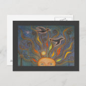 Hoofd vol Herfst Briefkaart (Voorkant / Achterkant)