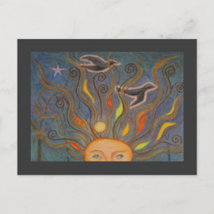 Hoofd vol Herfst Briefkaart