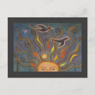 Hoofd vol Herfst Briefkaart