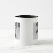 Hoofd Vrijheidsbeeld in Parijs Park Mok (Midden)