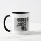 Hoofd Vrijheidsbeeld in Parijs Park Mok (Links)