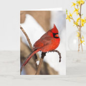 Hoofd Wenskaart Kaart (Gele Bloem)