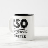 Hoofd Wetenschappelijk functionaris van de CSO Tweekleurige Koffiemok (Voorkant links)