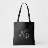 Hoofd Wizard - Familie bijpassende Halloween Tote Bag (Voorkant)