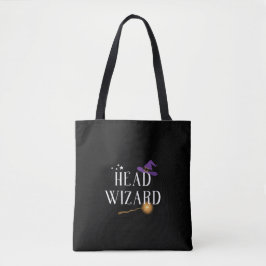 Hoofd Wizard - Familie bijpassende Halloween Tote Bag