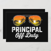 Hoofd Zonnebrillen op school Kaart (Voorkant / Achterkant)