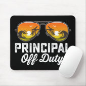 Hoofd Zonnebrillen op school Muismat (Met muis)