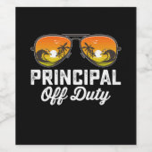 Hoofd Zonnebrillen op school Wijn Etiket (Enkel label)