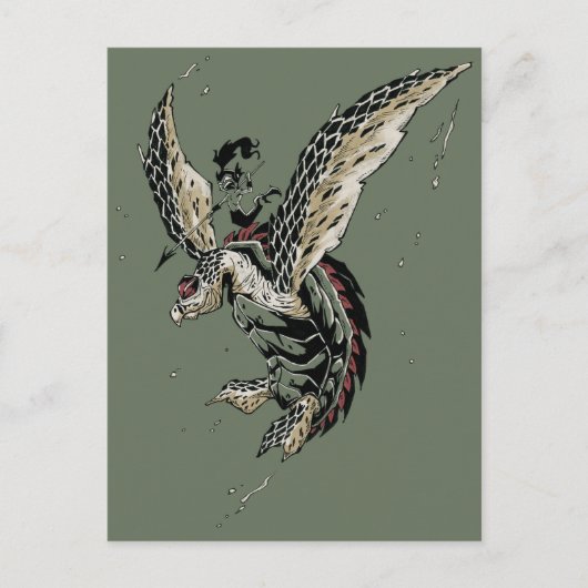 hoofdaanbidster briefkaart (Voorkant)