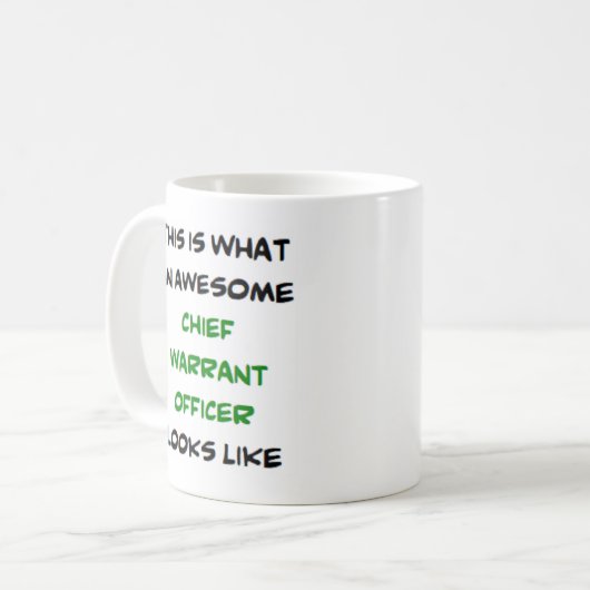 hoofdaanhoudingsbevel, geweldige koffiemok (Voorkant links)